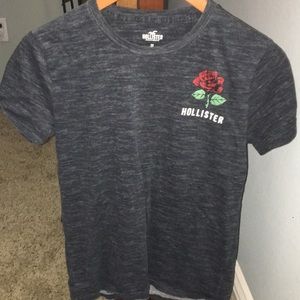 Hollister shirt with flower